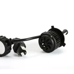 KIT H4 LAMPADE A LED CREE FULL LED 2600 LUMEN 6000K DIGITALE 12V 24V 24W AUTO