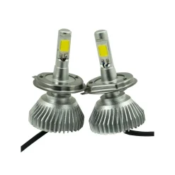 KIT H4 LAMPADE A LED CREE FULL LED 2800 LUMEN 6000K 20W LED DRIVER LUCE BIANCA