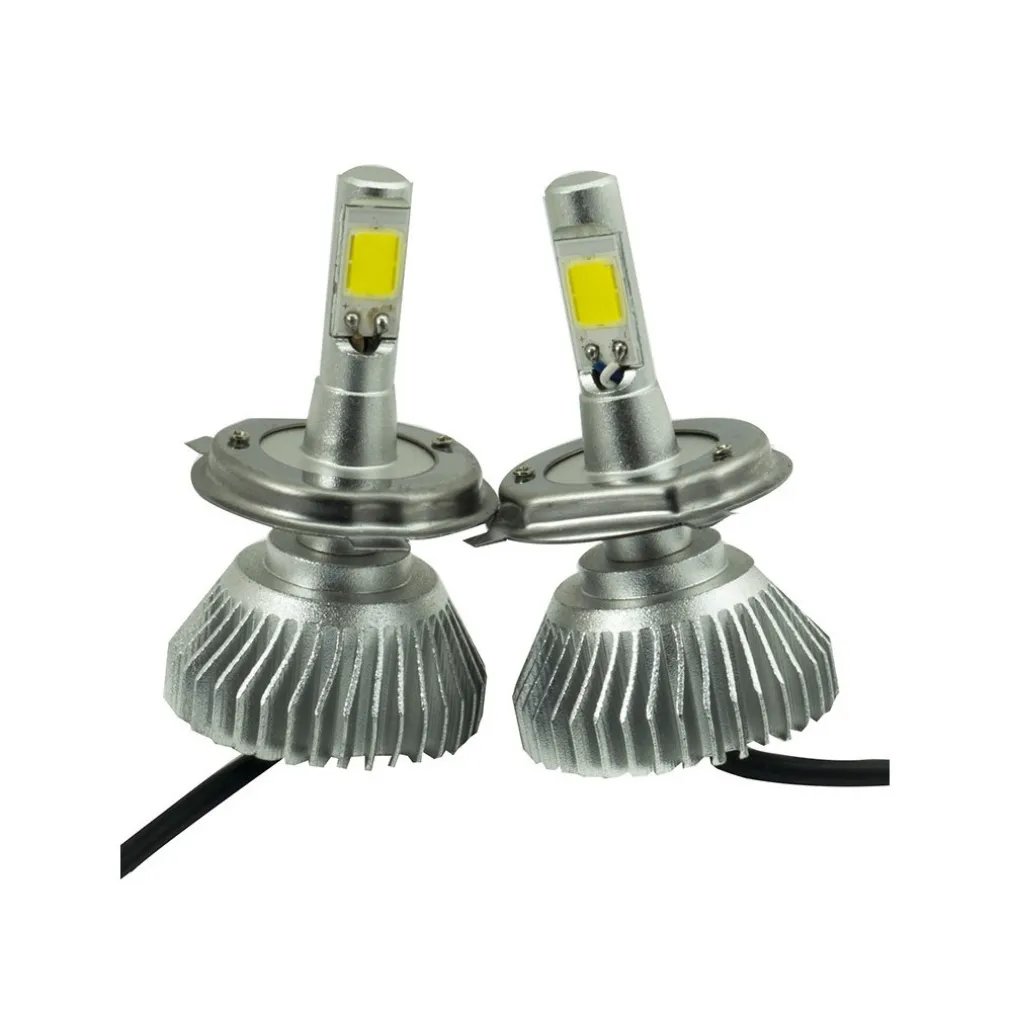 KIT H4 LAMPADE A LED CREE FULL LED 2800 LUMEN 6000K 20W LED DRIVER LUCE BIANCA