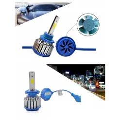 KIT H7 LAMPADE A LED CREE FULL LED 2600 LUMEN 6000K 24W IP68 LED CREE COB 360°