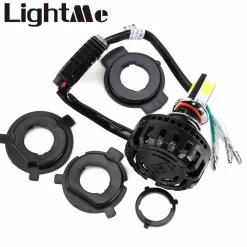 KIT LAMPADA H4 LED MOTO SCOOTER MOTOCICLETTA 3500LM 12V/36W ABBAGLIANTE MH4 H4