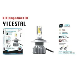 KIT LAMPADINE LED PER AUTO H1 MAXTECH Y1-H1 38 WATT LUCE FREDDA 6000K 12V 9000LM