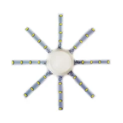 KIT LED SMD 16W CORONA SOSTITUZIONE PLAFONIERE ALOGENE BIANCO FREDDO NATURALE