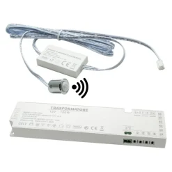 KIT MINI INTERRUTTORE SENSORE MOVIMENTO INFRAROSSI 12V 24V PIR 100W STRISCE LUCI LED