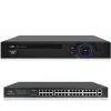 KIT NVR HD 32 CANALI + SWITCH POE 32 PORTE 1080P 500W 5 MILIONI DI PIXEL NVR3232