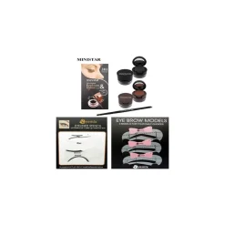 KIT OCCHI SOPRACCIGLIA MINISTAR EYELINER STENCIL PENNELLO APPILCATORE GEL FORME