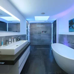 KIT PANNELLO ULTRA SLIM LED 94W CENTRALINA SMART WIFI 24V RGB+4000K RGBW ALEXA GOOGLE