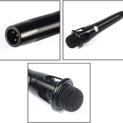 KIT PER REGISTRAZIONE AUDIO CON EFFETTI SONORI LIVE SCHEDA E MICROFONO SUPPORTO