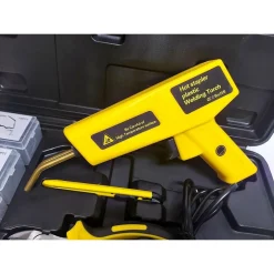 KIT PISTOLA SALDATRICE SALDATURA PLASTICA 200W RIPARAZIONE PARAURTI AUTO 400PZ