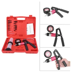 KIT POMPA DA VUOTO MANUALE PER SPURGO FRENI FRIZIONE AUTO MOTO TESTER