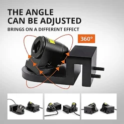 KIT PROIETTORE LED ANGEL ILLUMINAZIONE PORTIERE ANTERIORI AUTO LUCE LED BIANCA