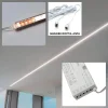 KIT 3PZ BARRA LED 36W PROFILO ALLUMINIO ALIMENTATORE 12V LUCE 4000K SENSORE DOPPIO