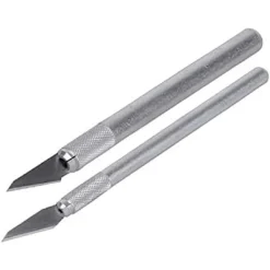 KIT 10PZ BISTURI TAGLIABALSA TAGLIO COLTELLO PRECISIONE INCISIONE 2 MANICI 92200