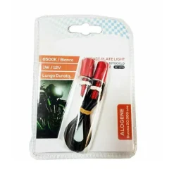 KIT 2PZ LUCE A LED ALOGENE PER TARGA MOTO MOTOCICLO LUCE BIANCA 6500K 1W XC-1310