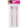 KIT 2PZ MATITE CON GOMMA ROTONDA GRAFICA BARBIE PER DISEGNO SCUOLA BAMBINE 960740