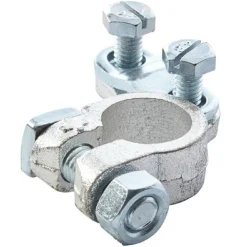 KIT 2PZ MORSETTO BATTERIA FORMA C PER POLO POSITIVO 12/24V Ø17.5MM FINO A 70MM²