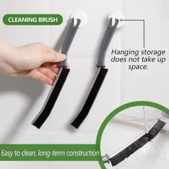 KIT 4PZ SPAZZOLA PER PULIZIA FESSURE DI BAGNO CUCINA DELLA PISTA DI FINESTRA PORTA