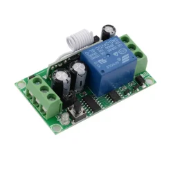 KIT RICEVITORE RELè+ 2 TELECOMANDI UNIVERSALE RADIOCOMANDO 433mhz CANCELLI LUCI