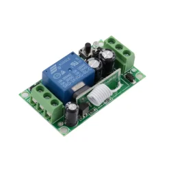 KIT RICEVITORE RELè+ 2 TELECOMANDI UNIVERSALE RADIOCOMANDO 433mhz CANCELLI LUCI