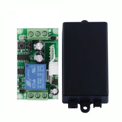 KIT RICEVITORE RELè+ 2 TELECOMANDI UNIVERSALE RADIOCOMANDO 433mhz CANCELLI LUCI