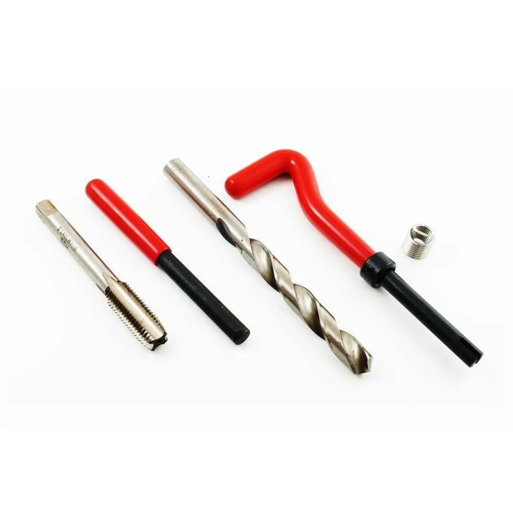 KIT RIPARAZIONE FILETTI 88 PZ ELICOIDI MASCHI RIPRISTINA FILETTATURE VALIGETTA