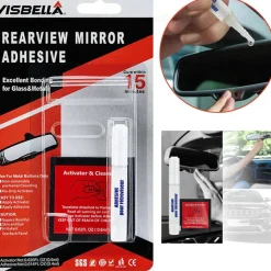 KIT RIPARAZIONE SPECCHIETTO RETROVISORE AUTO COLLA ADESIVO SUPER PROFESSIONALE