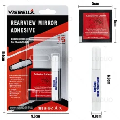 KIT RIPARAZIONE SPECCHIETTO RETROVISORE AUTO COLLA ADESIVO SUPER PROFESSIONALE
