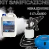 KIT SANIFICAZIONE DI AMBIENTI NEBULIZZATORE SPRUZZATORE + 5LT SOLUZIONE LIQUIDA