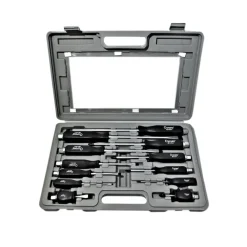 KIT SET 12 CACCIAVITI CACCIAVITE IMPATTO A CROCE E TAGLIO CON MANICO AD IMPATTO