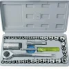 KIT SET CHIAVI A BUSSOLA CON CRICCHETTO 40 PEZZI GIRAVITE VALIGETTA IN PLASTICA