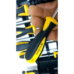 KIT SET DA 44 PEZZI CACCIAVITI TORX ESAGONALI PUNTE INSERTI BUSSOLA