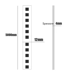 KIT STRISCIA 600LED 75W RGB IP68 ESTERNI DIMMERABILE 24V CENTRALINA ALIMENTATORE