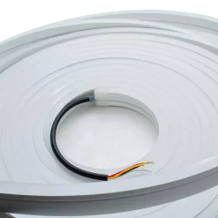 KIT STRISCIA NEON FLEX LED 160W IP67 CENTRALINA TELECOMANDO ALIMENTATORE RGB 24V 10MT