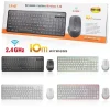KIT TASTIERA 101 TASTI MOUSE WIRELESS 2.4GHZ PORTATA FINO 10MT SENZA FILI MK1566