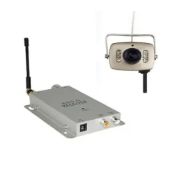 KIT TELECAMERA WIRELES A COLORI 6 LED WIFI AUDIO VIDEO 200 MT VIDEOSORVEGLIANZA