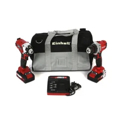 KIT TRAPANO E AVVITATORE A BATTERIA DA 18V EINHELL TE-TK18LI3AH IONI DI LITIO