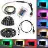KIT TV STRISCIA STRIP LED USB RGB 5V PER RETROILLUMINAZIONE 2 MT 3 MT 5 MT
