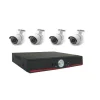 KIT VIDEOSORVEGLIANZA AHD 1080P ONVIF 4 8 CH CANALI 3MP 3.6MM VGA HDMI LAN TP-01