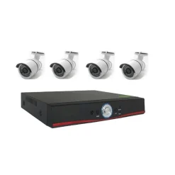 KIT VIDEOSORVEGLIANZA AHD 1080P ONVIF 4 8 CH CANALI 3MP 3.6MM VGA HDMI LAN TP-01