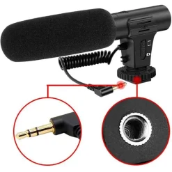 KIT VLOGGER PROFESSIONALE 4IN1 UNIVERSALE PER SMARTPHONE CON MICROFONO LUCE LED