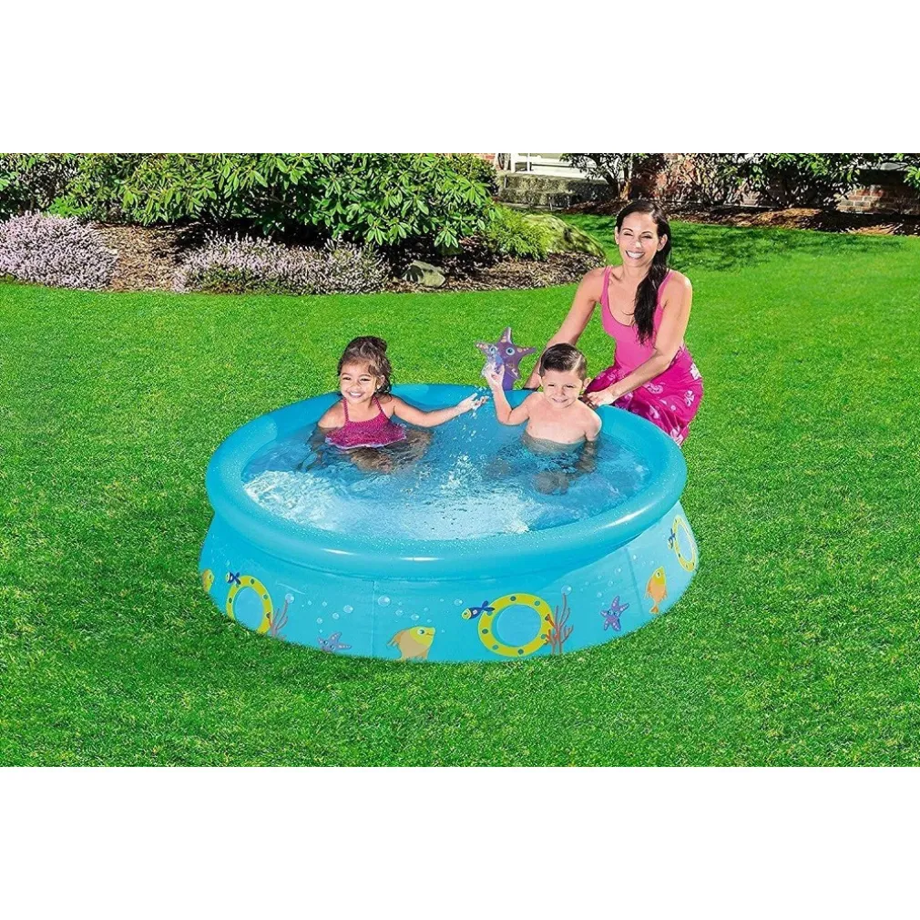 LA MIA PRIMA PISCINA FUORI TERRA FAST SET CON SPRUZZATORE 152X38CM 2 COLORI 57326