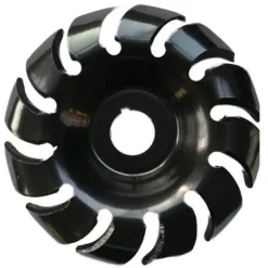 LAMA DISCO TAGLIO LEGNO 12 DENTI PER SMERIGLIATRICE ANGOLARE 22.23MM 125MM 07564