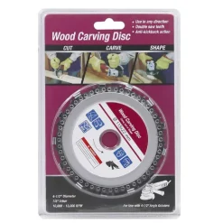 LAMA DISCO TAGLIO LEGNO A CATENA PER SMERIGLIATRICE ANGOLARE 115 X 22 MM