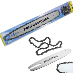 LAMA E BARRA PER MOTOSEGA 45CM + CATENA DI RICAMBIO MOTO SEGA 450 MM