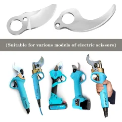 LAME DI RICAMBIO PER CESOIE ELETTRICHE 25MM ACCIAIO FORBICI POTATURA LAMA FISSA MOBILE