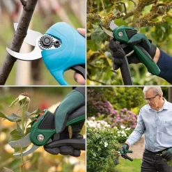 LAME DI RICAMBIO PER CESOIE ELETTRICHE 25MM ACCIAIO FORBICI POTATURA LAMA FISSA MOBILE