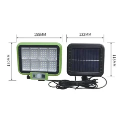 LAMPADA A ENERGIA SOLARE SENSORE MOVIMENTO 3 MODALITÀ IMPERMEABILE SCALE GIARDINO