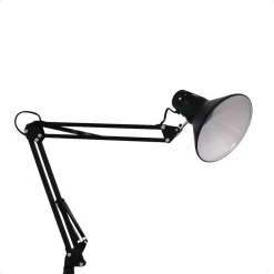 LAMPADA A PIANTANA DA TERRA BRACCIO ORIENTABILE LUCE LETTURA IN METALLO E27 D15