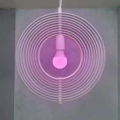 LAMPADA A SOSPENSIONE 3D GEOMETRICO CERCHIO E27 LAMPADA REGOLABILE PENDENTE LP-85B