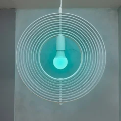 LAMPADA A SOSPENSIONE 3D GEOMETRICO CERCHIO E27 LAMPADA REGOLABILE PENDENTE LP-85B